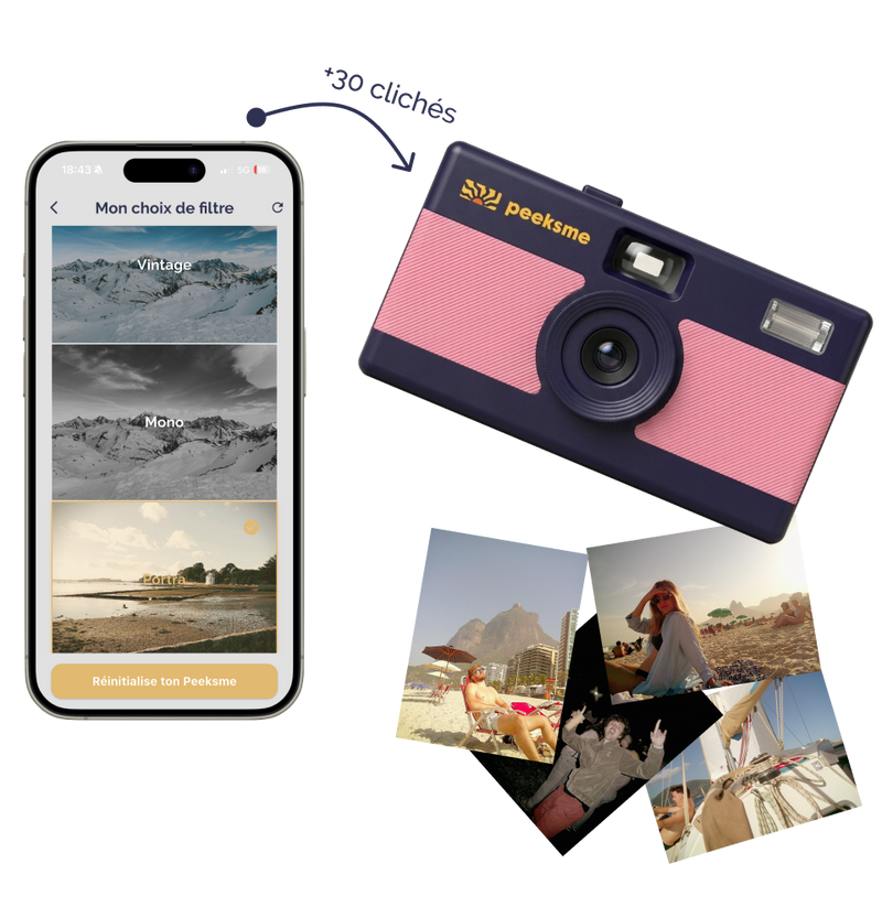 Depuis ton application recharge gratuitement ton peeksme et capture de nouveau 30 photos